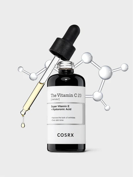 COSRX Pure Vitamin C 23% Serum with Vitamin E & Hyaluronic Acid, Brightening & Hydrating Facial Serum for Fine Lines, Uneven Skin Tone & Dull Skin, 20ml
