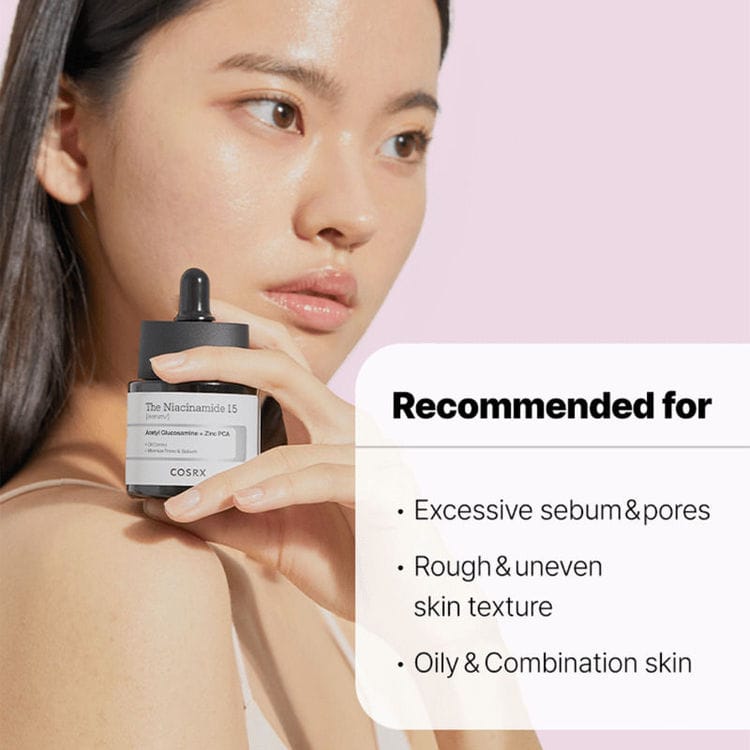 COSRX Niacinamide 15% Face Serum 20Ml, Minimizing Pores & Sebums, Blemish Treatments For Discoloration, Dark Spots, Enlarged Pores, Artificial Fragrance & Parabens-Free
